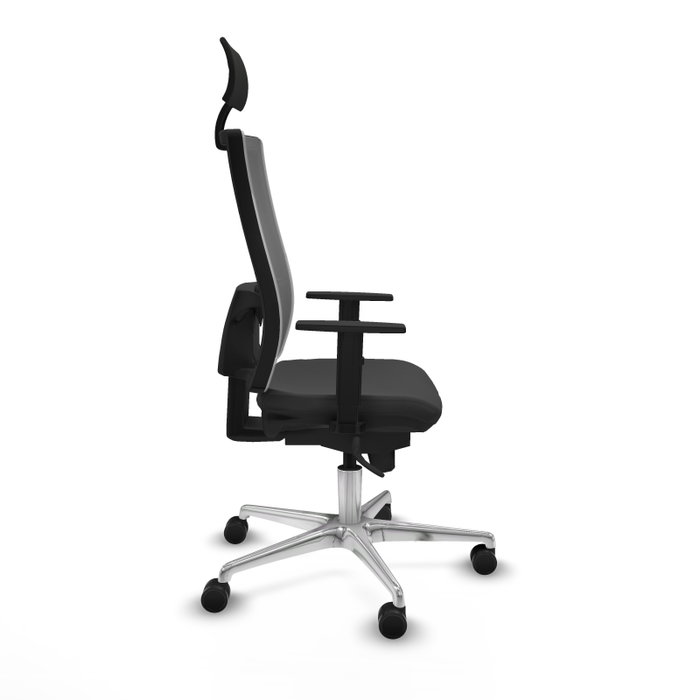 PIQUERAS Y CRESPO Silla de oficina Horna con mecanismo Sincro, Gris PIQUERAS Y CRESPO Silla de oficina Horna con mecanismo Sincro, Gris