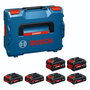 Bosch Set de Baterías Professional 18V EXPERT (4x 4.0 Ah EXBA18V-40 + 2x 8.0 Ah EXBA18V-80)