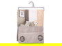 Cortina Gris Transparente Giftdecor 34x3x27cm (Set de 6)