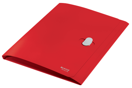Leitz Carpeta Recycle de 3 solapas Rojo A4