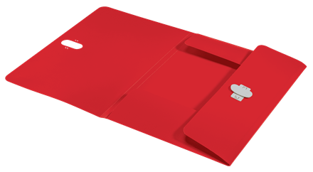 Leitz Carpeta Recycle de 3 solapas Rojo A4