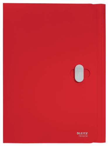 Leitz Carpeta Recycle de 3 solapas Rojo A4