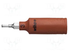 WIHA Vaso Allen-bit aislado HEX 3mm 1/4 pol. 65mm