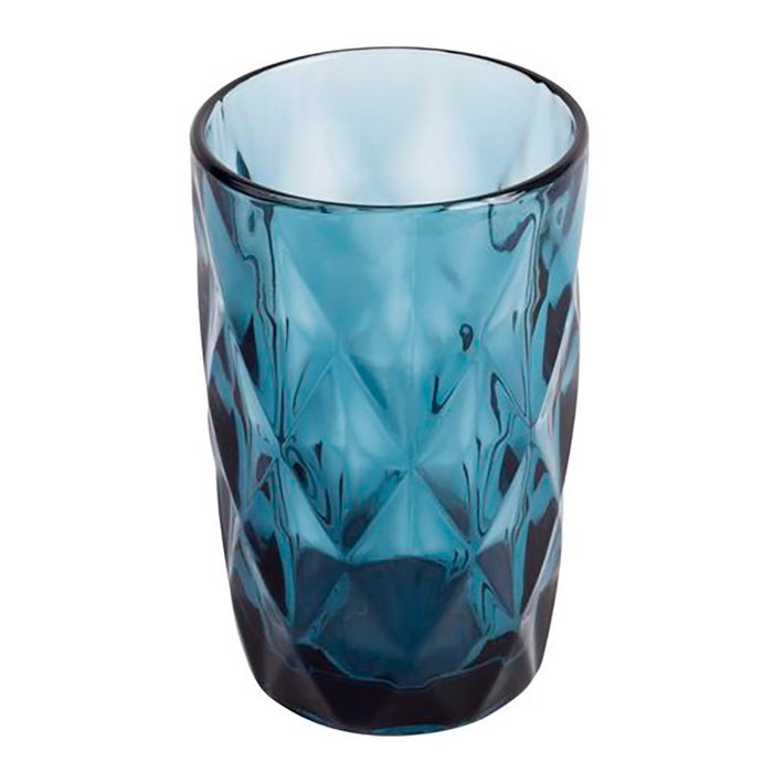 San Ignacio Vaso de cristal con relieve modelo Aqua, 350 ml, 4 uds San Ignacio Vaso de cristal con relieve modelo Aqua, 350 ml, 4 uds