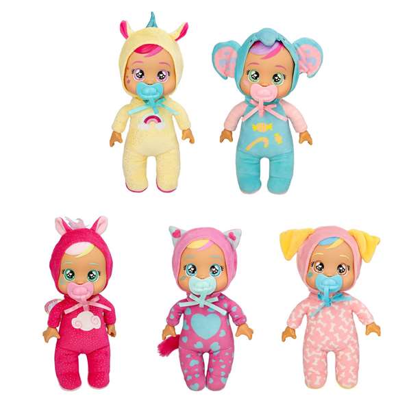 Muñeco bebe lloron tiny cuddles 26 cm con pijama y chupete ¡listos para ir a la guardería! lloran lágrimas de verdad - modelos surtidos