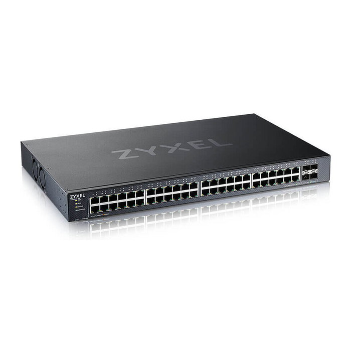 Zyxel XGS1935-52-EU0101F Switch Gestionado 48 Puertos Gigabit + 4 SFP+ 10GbE L3 Lite Rack 1U Zyxel XGS1935-52-EU0101F Switch Gestionado 48 Puertos Gigabit + 4 SFP+ 10GbE L3 Lite Rack 1U