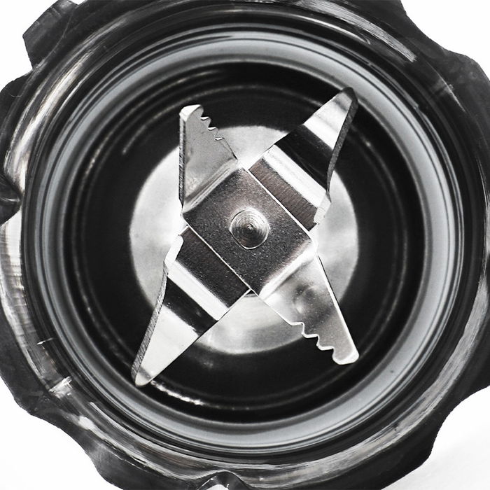 Thulos Batidora de Vaso BV105 - 500W, Vaso de Cristal 1.5 Litros con Función Pulse, Cuchilla Acero Inoxidable 4 Hojas, 2 Velocidades