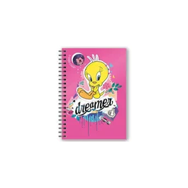 Looney Tunes Cuaderno A5 Espiral 80 Hojas con Piolin 3D - 8435450250514