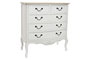 DKD Home Decor Cómoda de Madera Versalles3 Blanco y Natural