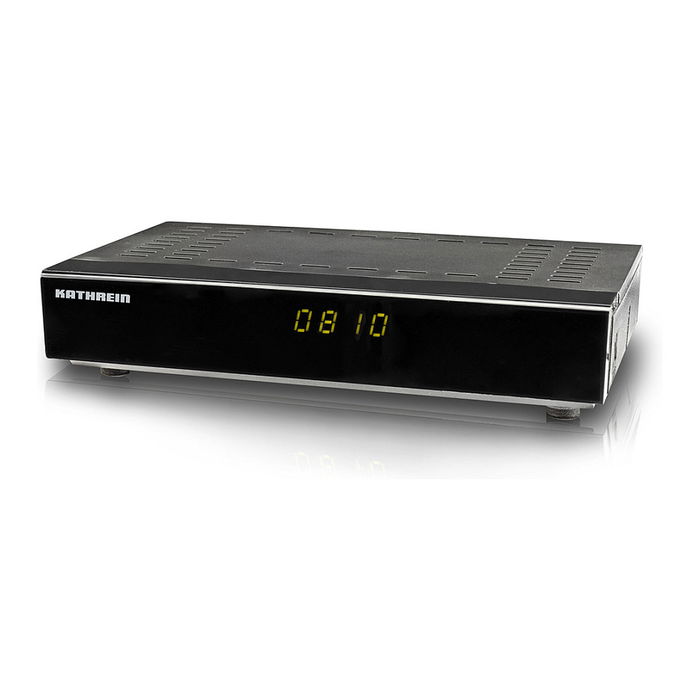 Kathrein UFS 810 Plus Receptor DVB-S/S2 HDTV FTA HDMI EPG USB-PVR Negro Kathrein UFS 810 Plus Receptor DVB-S/S2 HDTV FTA HDMI EPG USB-PVR Negro