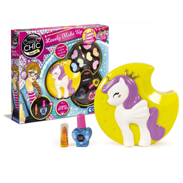 Clementoni Set de Maquillaje Unicornio Crazy Chic