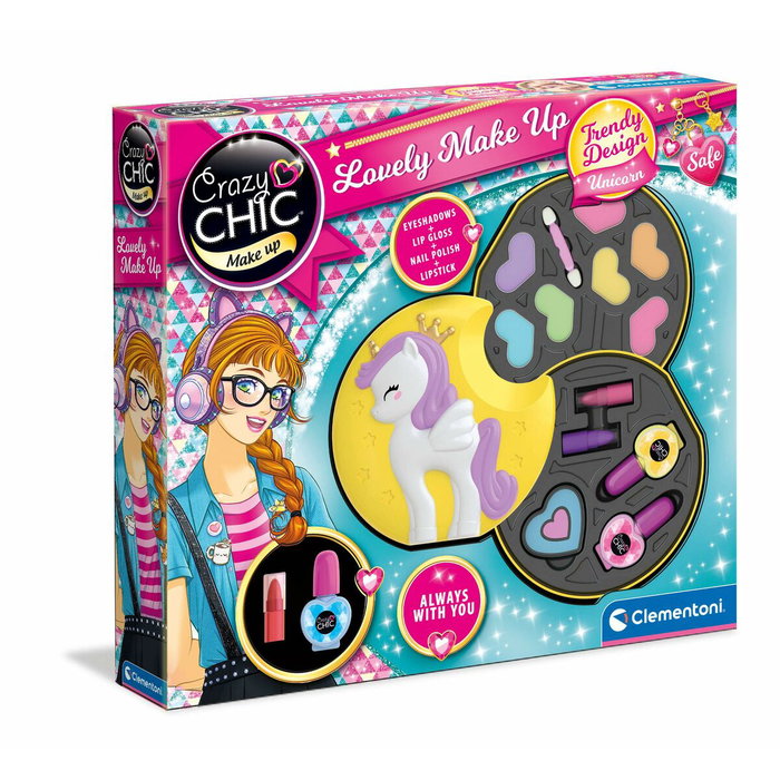 Clementoni Set de Maquillaje Unicornio Crazy Chic