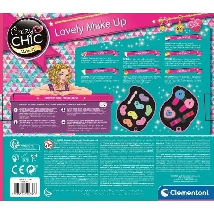 Clementoni 18643 Paleta de Maquillaje Unicornio