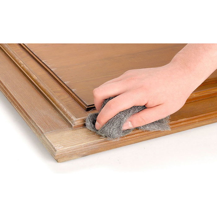 Wolfcraft Lana de Acero Grano 000 200g