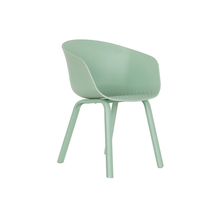 DKD Home Decor Silla PP Metal Verde Menta