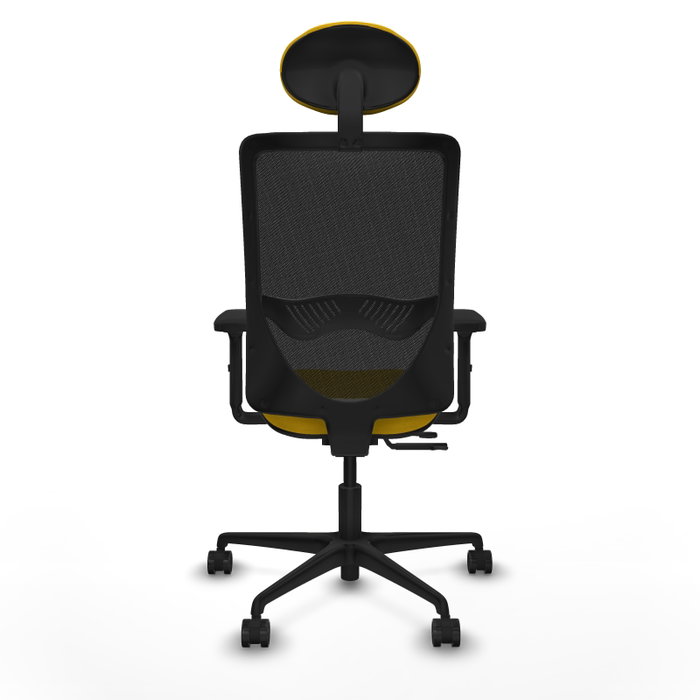 PIQUERAS Y CRESPO Silla de oficina Zulema con mecanismo Sincro/Traslack, Amarillo y Negro PIQUERAS Y CRESPO Silla de oficina Zulema con mecanismo Sincro/Traslack, Amarillo y Negro