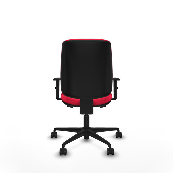 PIQUERAS Y CRESPO Silla de oficina Alares Rojo con mecanismo Sincro/Traslack y brazos 1D PIQUERAS Y CRESPO Silla de oficina Alares Rojo con mecanismo Sincro/Traslack y brazos 1D