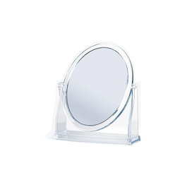 Bifull Espejo de Mesa Debby Ovalado 15x12cm con Aumento x2, Giro 360º