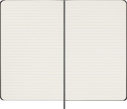 Moleskine DHUNDB12WN301 Agenda 12 Meses Semanal Sin Fecha Tapa Dura L 13 x 21 cm Negra