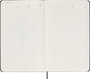 Moleskine DHUNDB12WN301 Agenda 12 Meses Semanal Sin Fecha Tapa Dura L 13 x 21 cm Negra