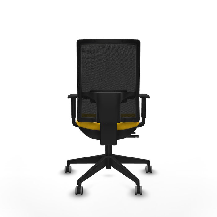 PIQUERAS Y CRESPO Silla de oficina Horna Amarillo/Negro con Mecanismo Sincro/Traslack, Lumbar 1D y Brazos 1D PIQUERAS Y CRESPO Silla de oficina Horna Amarillo/Negro con Mecanismo Sincro/Traslack, Lumbar 1D y Brazos 1D
