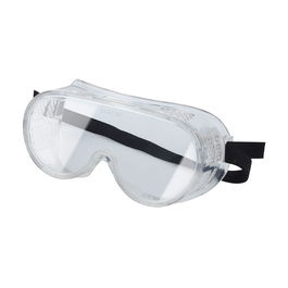 Wolfcraft 4937000 Gafas de Protección Visión Total Standard con Cinta Ajustable y Ventilación, Uso Continuo, Made in Germany