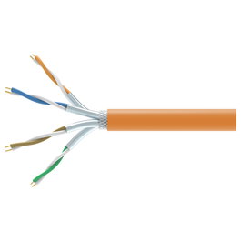 EQUIP 404551 Cable de Red Cat7 S/FTP 305m Naranja LSZH