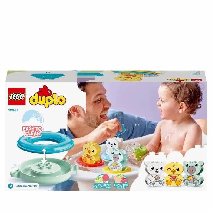 Lego 10965 DUPLO Juguete de Baño Flotante: Tren de Animales con Pato para Bebés y Niños a partir de 1,5 años Lego 10965 DUPLO Juguete de Baño Flotante: Tren de Animales con Pato para Bebés y Niños a partir de 1,5 años