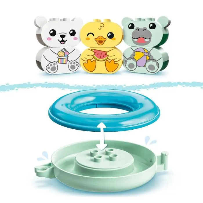 Lego 10965 DUPLO Juguete de Baño Flotante: Tren de Animales con Pato para Bebés y Niños a partir de 1,5 años Lego 10965 DUPLO Juguete de Baño Flotante: Tren de Animales con Pato para Bebés y Niños a partir de 1,5 años