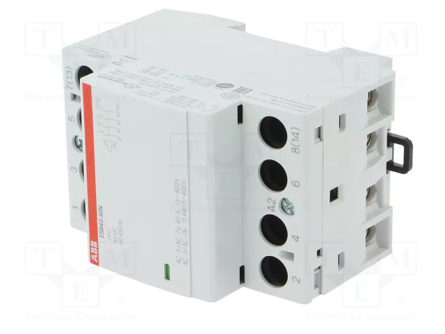 ABB ESB Contactor 4-polar de instalación 40A 24VAC/24VDC