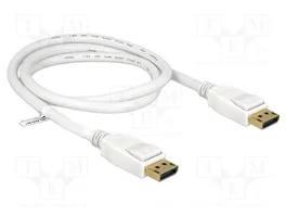DeLOCK Cable DisplayPort 1.2a 4K 1 m Blanco