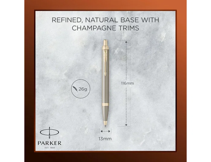Parker Bolígrafo IM Rituals Turquesa Pizarra con Detalles en Cobre