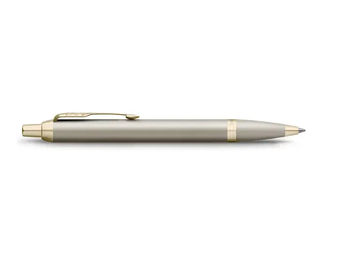 Parker Bolígrafo IM Rituals Sandstone Arena/Oro - Bolígrafo de Metal Recargable