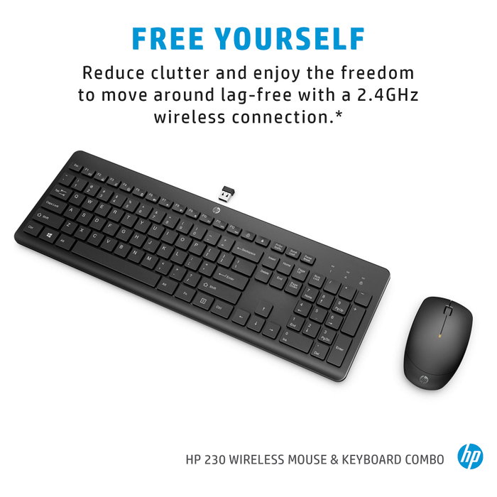 HP Ratón Inalámbrico 230 y teclado inalámbrico (Combo) inalámbrico