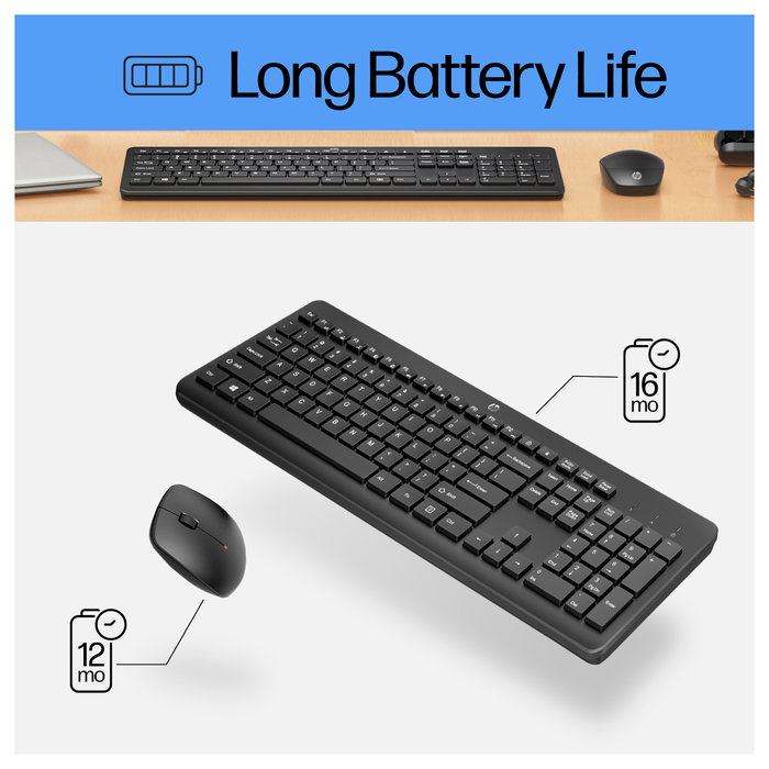 HP Ratón Inalámbrico 230 y teclado inalámbrico (Combo) inalámbrico