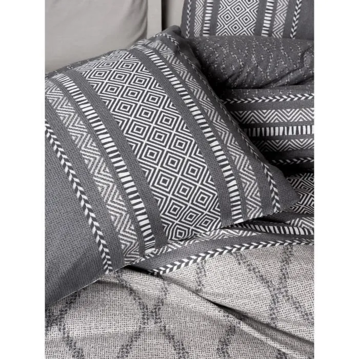 Juego de cama: Funda nórdica 220x240 cm + 2 fundas de almohada 60x60 cm - 100% Algodón - ASI8684283426188