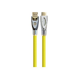 PYTHON® Series Cable DisplayPort 1.2 a HDMI 2.0 4K2K/UHD Amarillo 1m