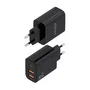 Aisens Cargador GaN 32W con 2xUSB-C y 2xUSB-A Negro A110-1028