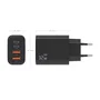 Aisens Cargador GaN 32W con 2xUSB-C y 2xUSB-A Negro A110-1028