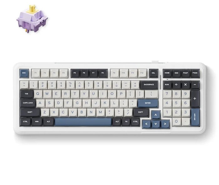 Mchose K99 MCHOSE Hyacinth Teclado Gaming Mecánico Blanco-Negro