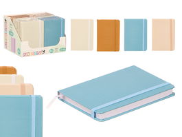 Pincello Agenda Bolsillo 96 Páginas Goma Color Neutro Surtidos 10.3x14.5x1.5 cm (Set de 48)
