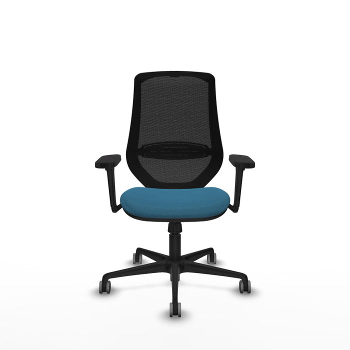 PIQUERAS Y CRESPO Silla de oficina Mardos con mecanismo Sincro, Verde petróleo y Negro PIQUERAS Y CRESPO Silla de oficina Mardos con mecanismo Sincro, Verde petróleo y Negro