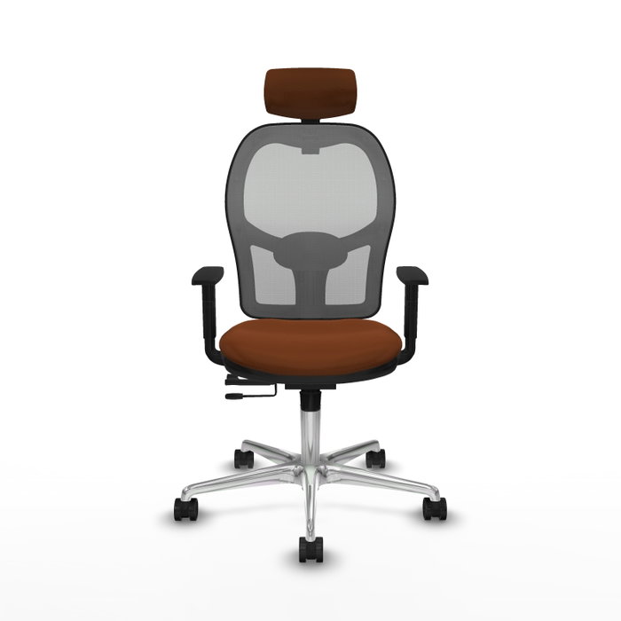 PIQUERAS Y CRESPO Silla de oficina Jorquera Marrón y Gris PIQUERAS Y CRESPO Silla de oficina Jorquera Marrón y Gris