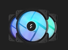 Fractal Design FD-F-AS1-1207 Ventilador Caja Aspect 12 Series RGB PWM 120mm Marco Negro Pack 3 Unidades