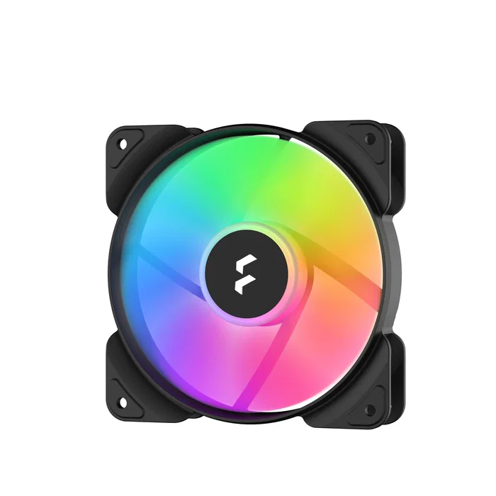 Fractal Design Aspect 12 RGB PWM Kit 3 Ventiladores 120mm Negro - Ventilador para PC 7 Aspas, 500-2000 RPM, 95.1 m³/h, 2.34 mmH2O, 33.2 dB, Control 4 Pines, FD-F-AS1-1207