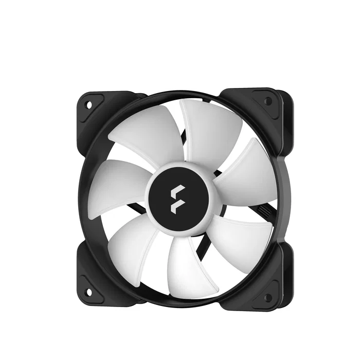 Fractal Design Aspect 12 RGB PWM Kit 3 Ventiladores 120mm Negro - Ventilador para PC 7 Aspas, 500-2000 RPM, 95.1 m³/h, 2.34 mmH2O, 33.2 dB, Control 4 Pines, FD-F-AS1-1207
