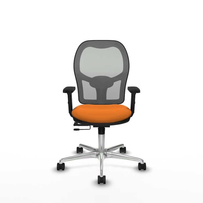 PIQUERAS Y CRESPO Silla de oficina Jorquera Naranja y Gris