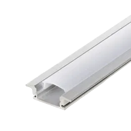 BX3 Perfil de Aluminio Difusor Opal para Tira LED, 2 metros, Modelo BX3-A1708, Protección y Disipación Térmica, Montaje Sencillo