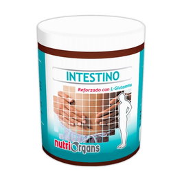 NutriOrgans Intestino 250 g Complemento Alimenticio con Fibra, Probióticos y L-Glutamina