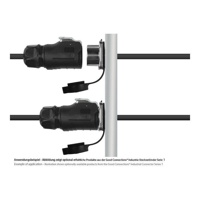 GoodConnections Industrie-Kupplung S1 - Power 2-Pin M20